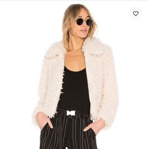 Faux fur jacket